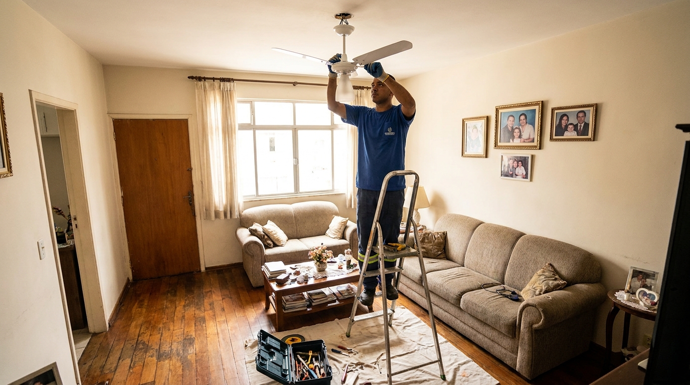 Substituição de Ventilador em Cuiabá‑MT
