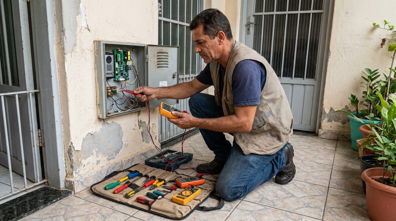 Troca de Fiação de Interfone em Cuiabá‑MT
